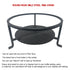 Mild Steel Tava/ Tawa Stand Heavy Duty Black, available in 12, 15 and 18" Diameter sizes