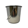 Heavy-Duty Stainless Steel Akhand Bucket – No Lid – 7L & 10L Sizes | Ideal for Langar, Catering & Food Storage