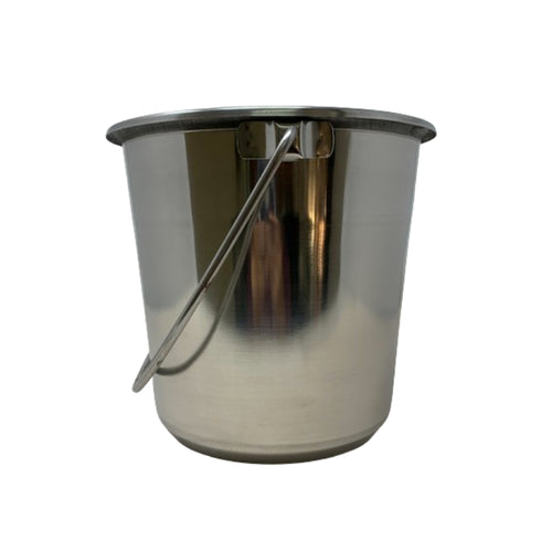 Durable Akhand bucket used for serving dal, curries, and rice in Gurudwara settings