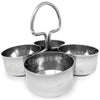 Stainless Steel Chomukha (Food Serving Bucket) - Food server