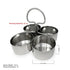 Stainless Steel Chomukha (Food Serving Bucket) - Food server