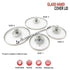 Glass Handi Cover lid