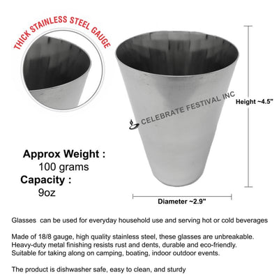 Durable stainless steel tumbler with rimmed edge