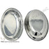 Premium 18/8 stainless steel au gratin dish with handles for easy serving
