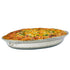 Stylish hammered finish stainless steel au gratin bowl for side dishes and entrees