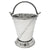 Hammered Stainless Steel Gravy Bucket (Balti) – Durable Indian Serveware for Curries & Sauces