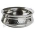 Hammered stainless steel handi bowl with double-wall insulation