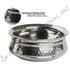 Traditional Indian handi serving bowl in polished stainless steel