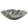 Stainless Steel Food Serving Bowl - Hammered Metal Design Candy & Nut Dish, High-Quality Curved Nut Bowl, Stylish & Durable Serving Dish
