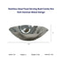 Elegant hammered design stainless steel bowl for snacks