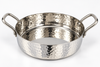 Round Flat Pan Hammered Finish with Stainless Steel Handle 12.5 cm dia