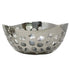 Stainless Steel Round Bread Basket with Curved Design for Serving Bread