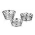 Round Bread Basket-Capsule Hole Single Wall, Mirror
