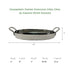 Durable Hammered Stainless Steel Au Gratin Pan with Helper Handles – Ideal for Casseroles and Vegetables