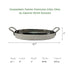 Stainless Steel Oval Au Gratin Dish with Hammered Finish – Stylish Serveware for Catering and Events