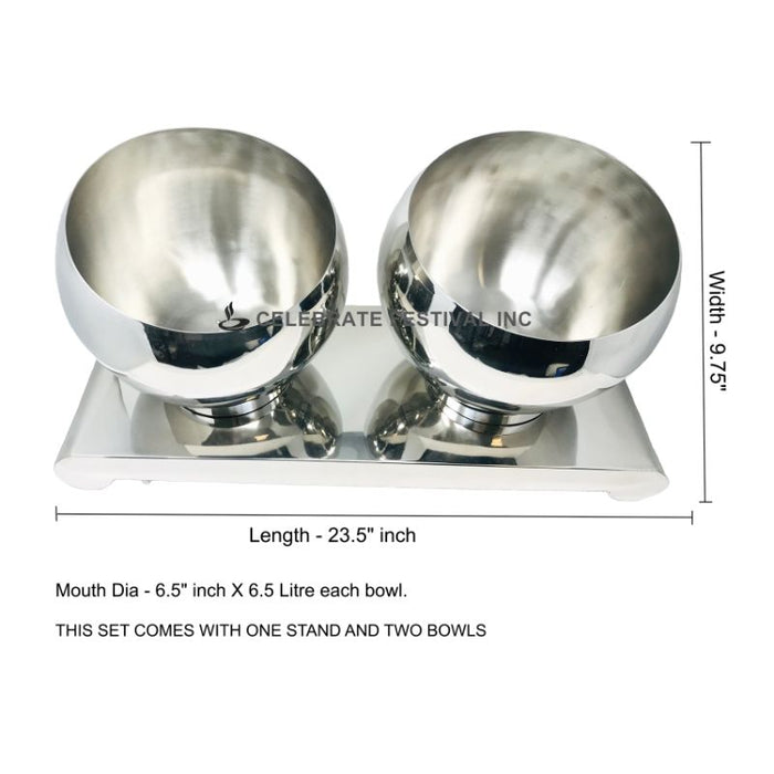 Stainless Steel Pani Puri Matka Buffet Display