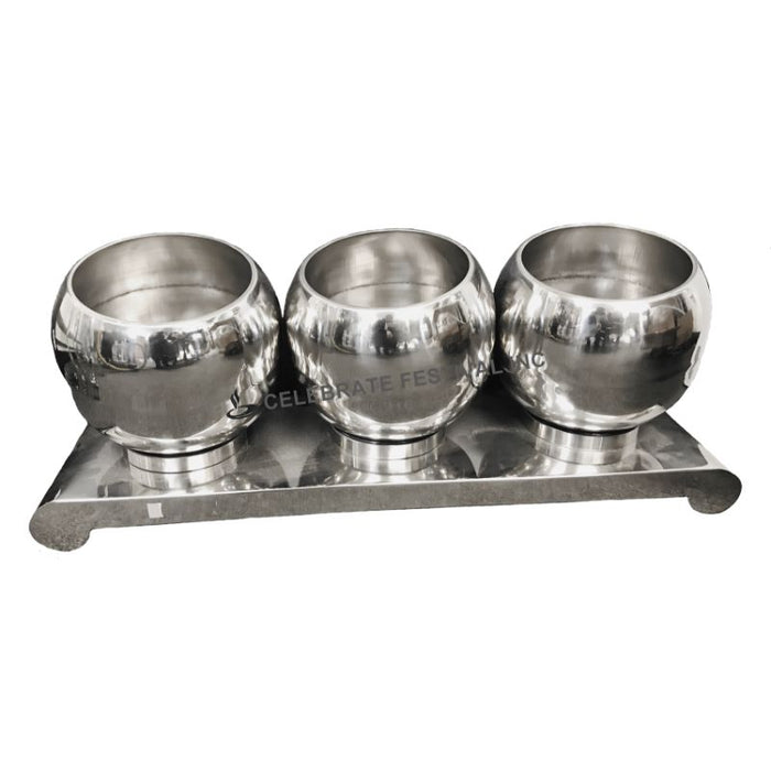 Stainless Steel Pani Puri Matka Buffet Display