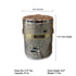 Stainless Steel Hot/Cold Tea Kettle - Regular