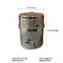 Stainless Steel Hot/Cold Tea Kettle - Regular