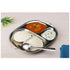 Stainless Steel Round snacks/ Pav Bhaji/ Samosa Plate/ Thali