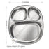 Stainless Steel Round snacks/ Pav Bhaji/ Samosa Plate/ Thali