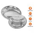 Round Mess Tray (Thali/ Plate) Stainless Steel, 4 Compartment & ~13.5" Diameter