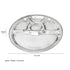Stainless Steel Round Thali Mess Tray - 12.5"