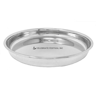 Stainless Steel Thali -Round Dinner Plate (Choice of 13