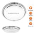 Stainless Steel Thali -Round Dinner Plate (Choice of 13", 11.5" and 10" Diameter)