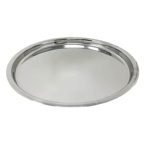 Stainless Steel Lunch Thali - Plain Border