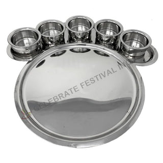 Peacock Thali (Plate) 16 inch (12.5