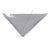 Hammered Stainless Steel Triangle Platter Plate – Elegant Modern Serveware for Dining & Entertaining