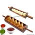 Appetizer Serving Elegant and Stylish Wooden Belan (Rolling Pin)