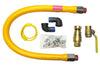 Serv-Ware SWGHK-48 Gas Hose Kit – 48" Commercial Gas Connector with Quick Disconnect
