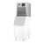 Serv-Ware SWM22-550SF Snow Flake Ice Machine Head – 550 lb/24 hr, 22” Wide Commercial Flake Ice Maker, Air-Cooled, Stainless Steel