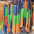 Elegant Satin Dandiya Sticks for Navratri and Garba