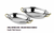 Elegant Hammered Stainless Steel Oval Au Gratin Dish with Brass Handle – Double Wall Serveware (Available in 10 & 18 oz)