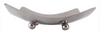 Stainless Steel Hammered Square Serving Platter with Legs – Single Wall Display Tray
