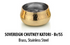 Sovereign Hammered Copper/Steel Katori Bowl – 5 oz | Handcrafted Indian Serveware