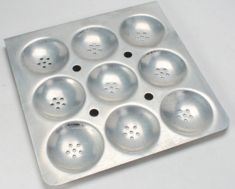 Aluminium Regular Size Idli Tray for Commercial Idli Steamer - 9 Idlis