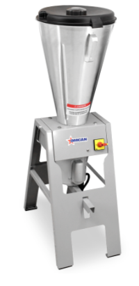 Omcan 16 Qt. (15 Liter) High Performance Stainless Steel Vertical Tilting Blender