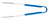 91510 COOL BLUE® 12” Heavy Duty Utility Tong, Silicone Handle