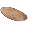 transform olive wood oval melamine plate