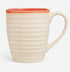 Ariane Artisan 10 1/7 Oz  Ribs Non-Stackable Porcelain Mug ( Case of 6 )