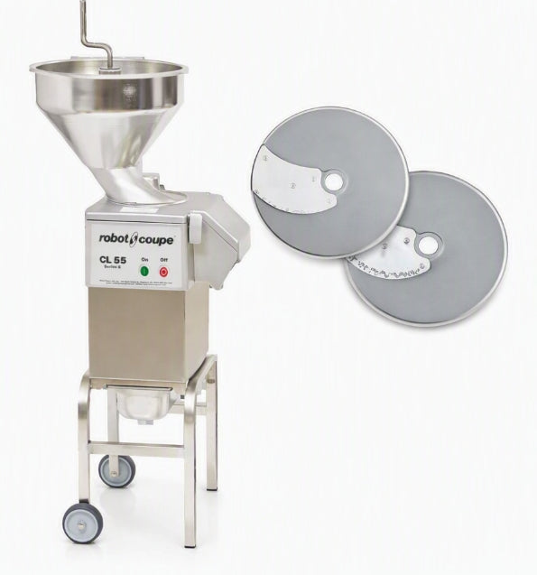 Robot Coupe CL55E2HEAD 2 Feed Heads Continuous Feed Food Processor