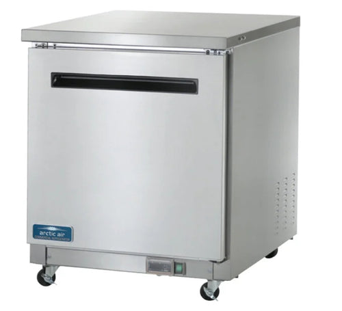 Arctic Air AUC27F Undercounter Freezer 6.5 Cu. Ft. – 27" Single Door Commercial Worktop Freezer