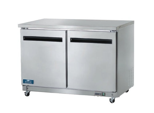 Arctic Air AUC48R Undercounter Refrigerator 12 Cu. Ft. – 48" Two Door Commercial Worktop Fridge