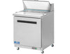 Arctic Air AST28R Sandwich Prep Table 29" – 6.5 Cu. Ft. 1 Door Commercial Refrigerated Prep Table