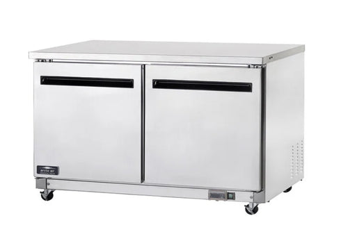 Arctic Air AUC60F Undercounter Worktop Freezer 15.5 Cu. Ft. – 60" Two Door Commercial Freezer