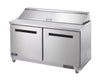 Arctic Air AMT60R Mega Top Sandwich Prep Table 60" – 15.5 Cu. Ft. 2 Door Commercial Refrigerated Prep Table